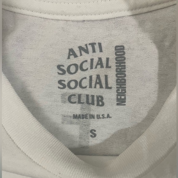 ASSC neighborhood filth fury white and blue t shirt small - Picture 4 of 4
